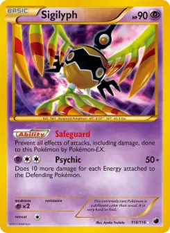 Pokémon-Karte Sigilyph 118/116