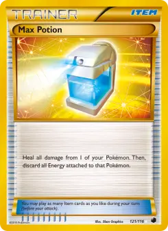 Pokémon-Karte Max Potion 121/116