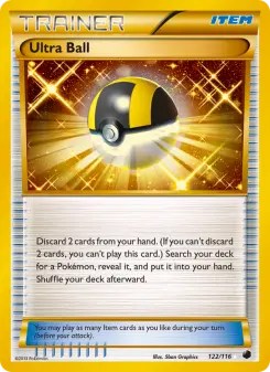 Pokémon-Karte Ultra Ball 122/116