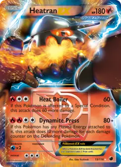 Pokémon-Karte Heatran-EX 013/116