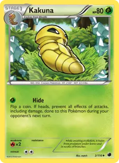 Pokémon-Karte Kakuna 002/116