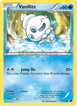Pokémon-Karte Vanillite 027/116