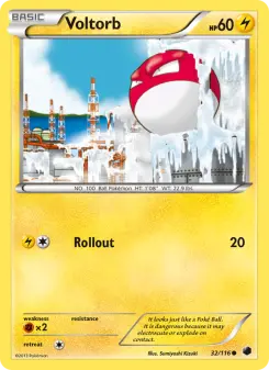 Pokémon-Karte Voltorb 032/116