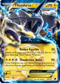 Pokémon-Karte Thundurus-EX 038/116