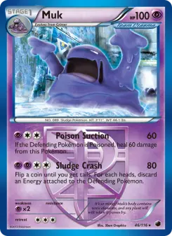 Pokémon-Karte Muk 046/116