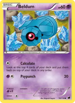 Pokémon-Karte Beldum 050/116