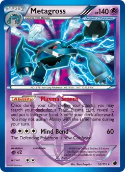 Pokémon-Karte Metagross 052/116