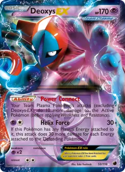 Pokémon-Karte Deoxys-EX 053/116