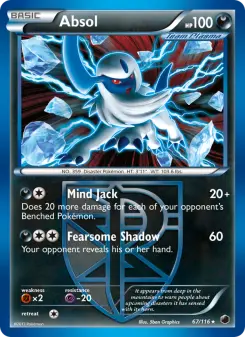 Pokémon-Karte Absol 067/116