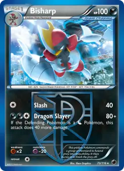 Pokémon-Karte Bisharp 073/116