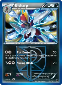 Pokémon-Karte Bisharp 074/116