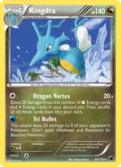 Pokémon-Karte Kingdra 084/116