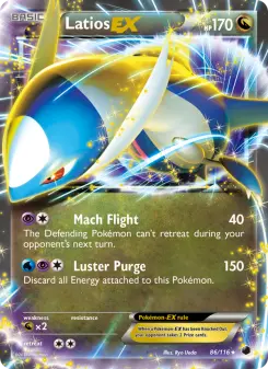 Pokémon-Karte Latios-EX 086/116