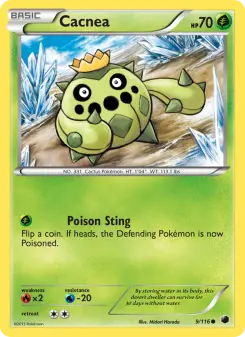 Pokémon-Karte Cacnea 009/116