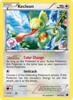 Pokémon-Karte Kecleon 094/116