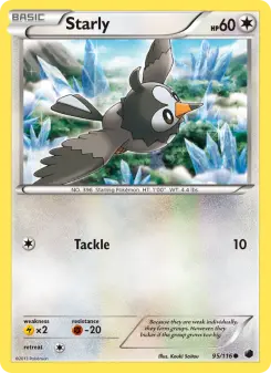 Pokémon-Karte Starly 095/116