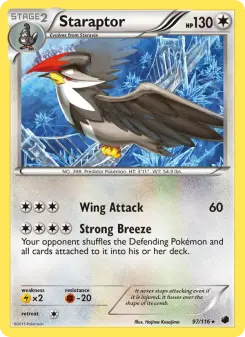 Pokémon-Karte Staraptor 097/116