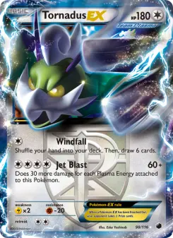Pokémon-Karte Tornadus-EX 098/116