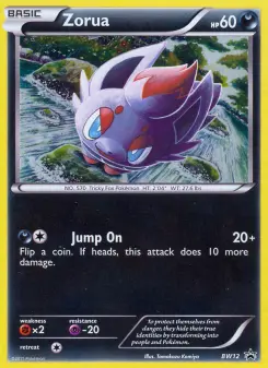 Pokémon-Karte Zorua BW12