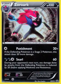Pokémon-Karte Zoroark BW19