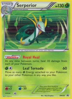 Pokémon-Karte Serpiroyal BW20