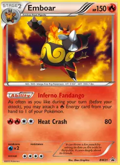 Pokémon-Karte Flambirex BW21