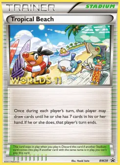 Pokémon-Karte Tropical Beach BW28