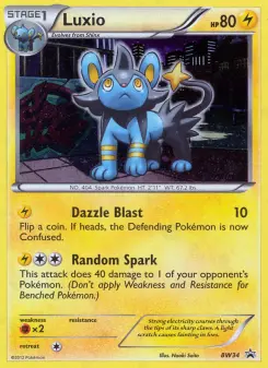 Pokémon-Karte Luxio BW34