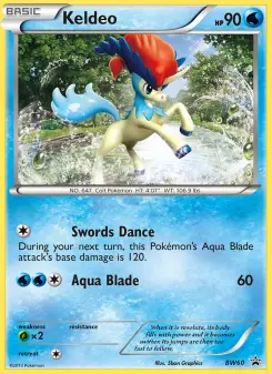 Pokémon-Karte Keldeo BW60