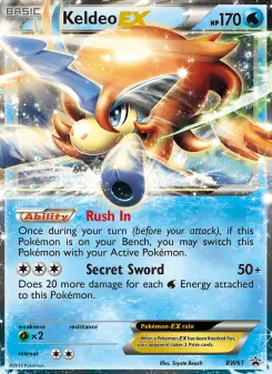 Pokémon-Karte Keldeo-EX BW61