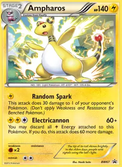 Pokémon-Karte Ampharos BW67