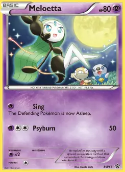 Pokémon-Karte Meloetta BW68