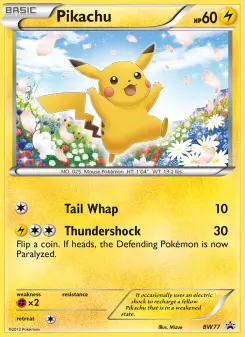 Pokémon-Karte Pikachu BW77
