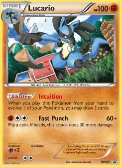 Pokémon-Karte Lucario BW85