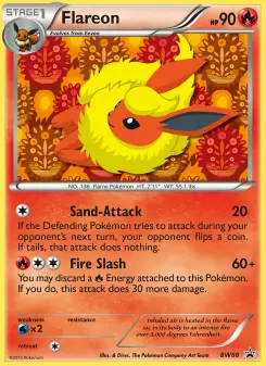 Pokémon-Karte Flamara BW88