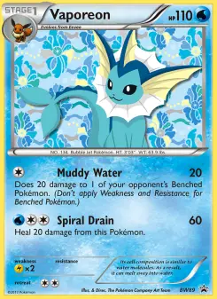 Pokémon-Karte Aquana BW89