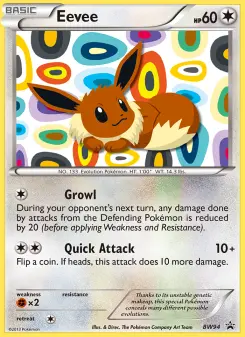Pokémon-Karte Evoli BW94