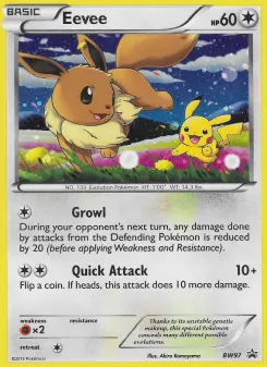 Pokémon-Karte Evoli BW97