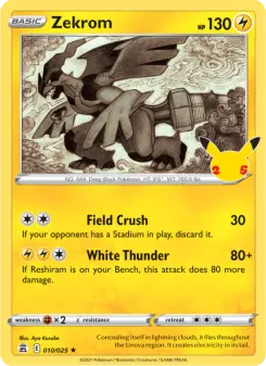Pokémon-Karte Zekrom 010/025
