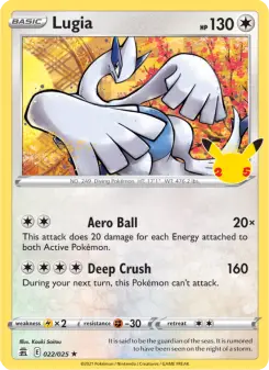 Pokémon-Karte Lugia 022/025