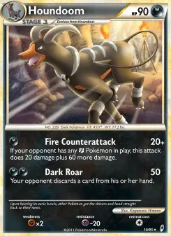Pokémon-Karte Houndoom 010/095