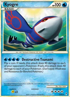 Pokémon-Karte Kyogre 012/095