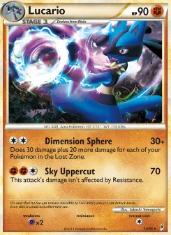Pokémon-Karte Lucario 014/095