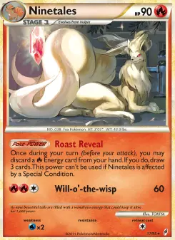 Pokémon-Karte Ninetales 017/095
