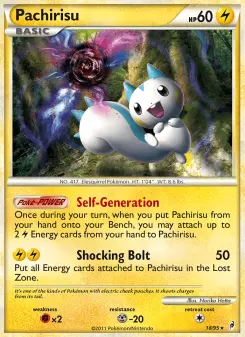 Pokémon-Karte Pachirisu 018/095