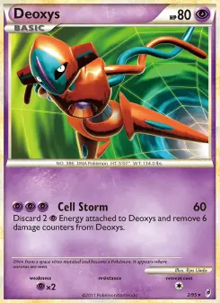 Pokémon-Karte Deoxys 002/095