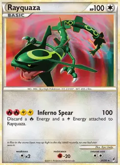 Pokémon-Karte Rayquaza 020/095