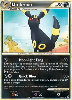 Pokémon-Karte Umbreon 022/095