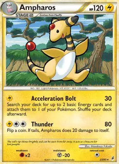Pokémon-Karte Ampharos 023/095