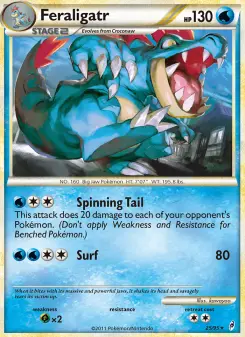 Pokémon-Karte Feraligatr 025/095